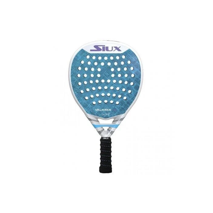 Siux Valkiria Pro 2025 Pala de Padel Sofia Araujo Blanco y Azul Polivalente Mujer 24K