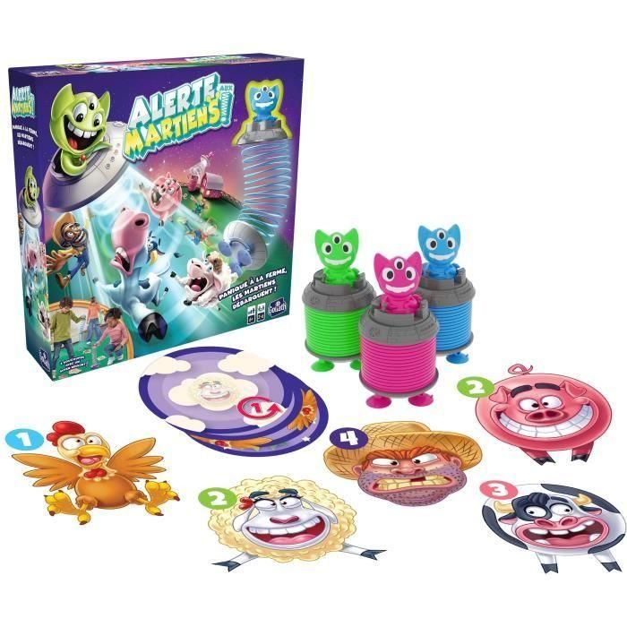 Juegos de mesa - GOLIATH - Alerta a los marcianos - ¡Elimina a los animales y gana puntos! niños de 6 años 4 Juegos de mesa - GOLIATH - Alerta a los marcianos - ¡Elimina a los animales y gana puntos! niños de 6 años 4