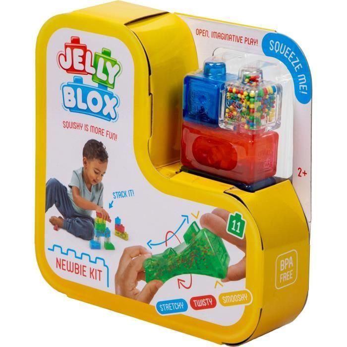 Goliath GOL8720077316911 Juego de construcción Jelly Blox Newbie Kit - Bloques suaves y táctiles para niños de 2 años 2 Goliath GOL8720077316911 Juego de construcción Jelly Blox Newbie Kit - Bloques suaves y táctiles para niños de 2 años 2