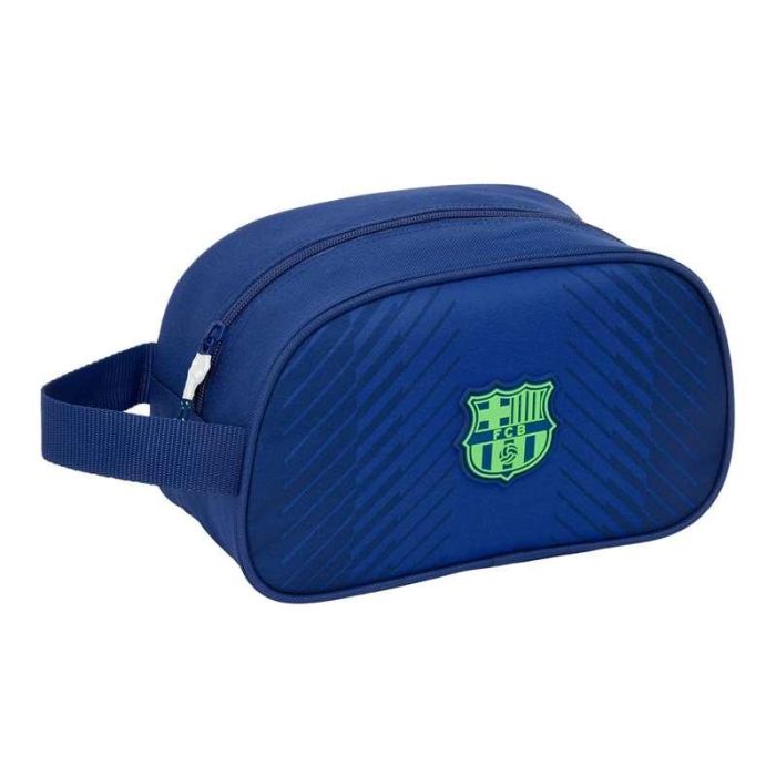 Safta Neceser Escolar y de Viaje con 1 Asa, Diseño Adaptable a Carro para Equipaje - F.C. Barcelona Azul Marino 26x15x12cm Safta Neceser Escolar y de Viaje con 1 Asa, Diseño Adaptable a Carro para Equipaje - F.C. Barcelona Azul Marino 26x15x12cm
