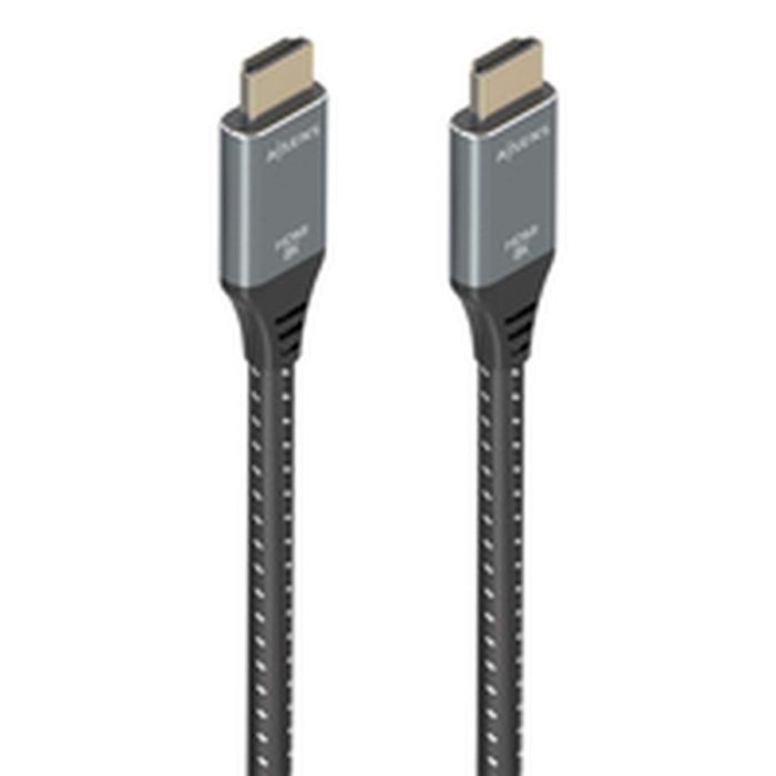 AISENS - CABLE HDMI V2.1 ULTRA ALTA VELOCIDAD / HEC 8K@60HZ 48GBPS, A/M-A/M, GRIS/NEGRO, 10M 8 AISENS - CABLE HDMI V2.1 ULTRA ALTA VELOCIDAD / HEC 8K@60HZ 48GBPS, A/M-A/M, GRIS/NEGRO, 10M 8