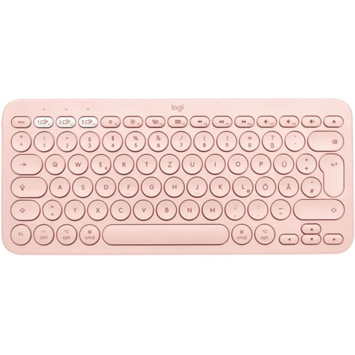 Logitech K380 Teclado Bluetooth Multidispositivo para Mac, iPad, iPhone - Rosa 0 Logitech K380 Teclado Bluetooth Multidispositivo para Mac, iPad, iPhone - Rosa 0