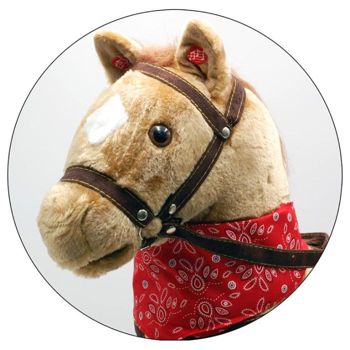 Tachan Gs2021W Caballo Balancín con Ruedas y Sonido - Caballito Cowboy con Pañuelo al Cuello para Niños +2 Años 1 Tachan Gs2021W Caballo Balancín con Ruedas y Sonido - Caballito Cowboy con Pañuelo al Cuello para Niños +2 Años 1
