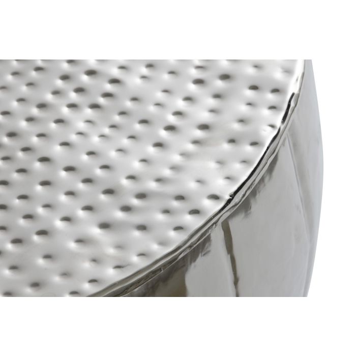 DKD Home Decor Mesa Centro Chic de Metal Plateado 83x83x33 cm Doble Cara 2 DKD Home Decor Mesa Centro Chic de Metal Plateado 83x83x33 cm Doble Cara 2