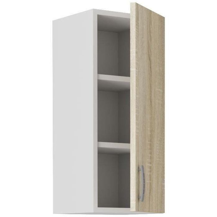 SARA SARAG30 Armario Alto 1 Puerta, Roble Sonoma, 30x31x71,5 cm 1