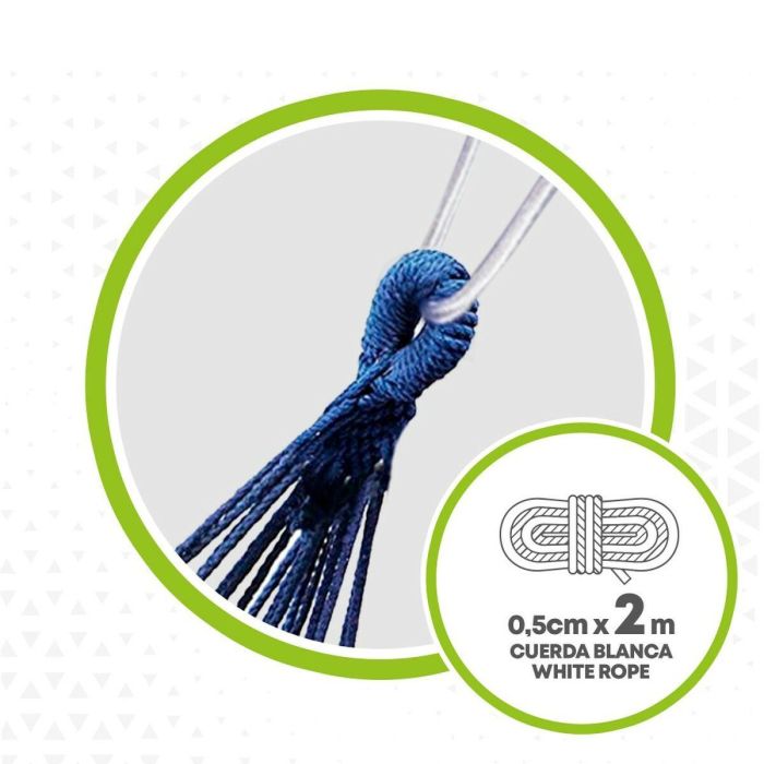 Hamaca Aktive Azul 200 x 0,4 x 100 cm (6 Unidades) 3 Hamaca Aktive Azul 200 x 0,4 x 100 cm (6 Unidades) 3