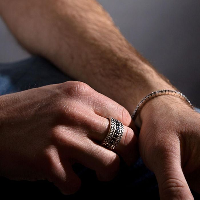 Anillo Hombre Albert M. WSOX00576.BS-24 24 Negro 2