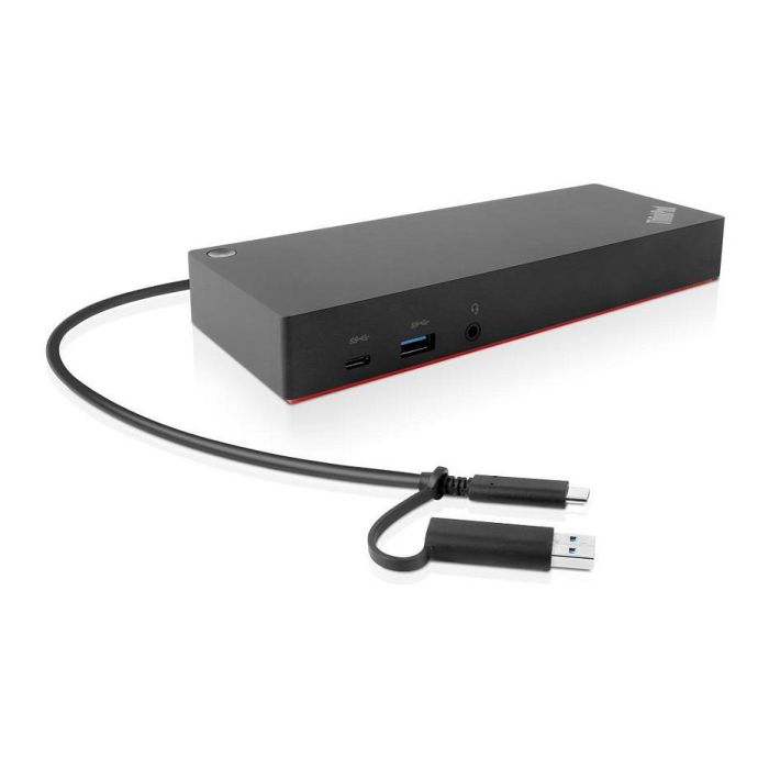 Lenovo ThinkPad Hybrid USB-C with USB-A Dock - Base Docking Station USB-C - 2x HDMI, 2x DisplayPort, Gigabit Ethernet, 135W - Negro 1