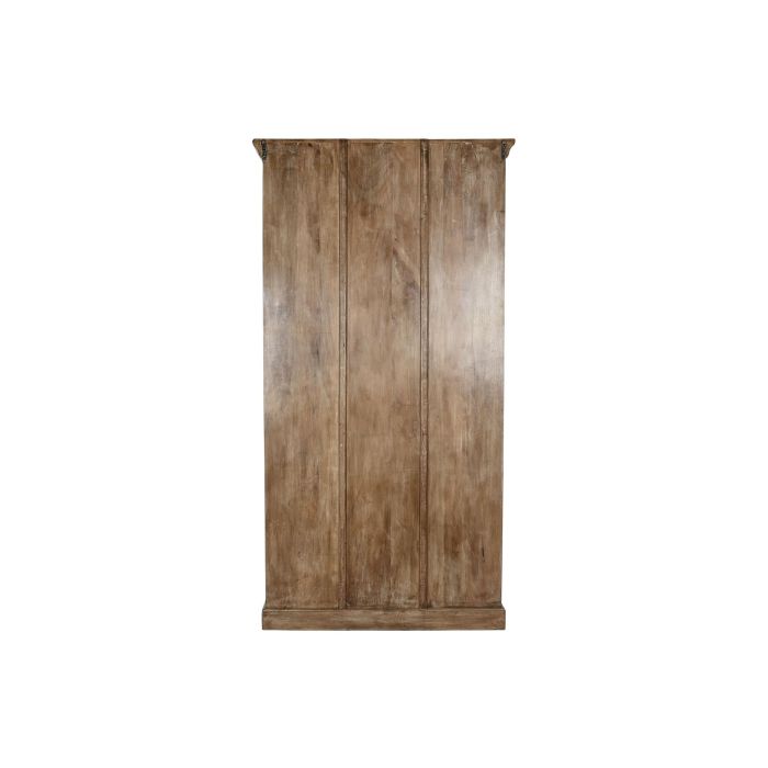 DKD Home Decor Armario de Teca Natural con 2 Puertas, 2 Cajones y 3 Estanterías, 51 x 216 x 122 cm 9 DKD Home Decor Armario de Teca Natural con 2 Puertas, 2 Cajones y 3 Estanterías, 51 x 216 x 122 cm 9