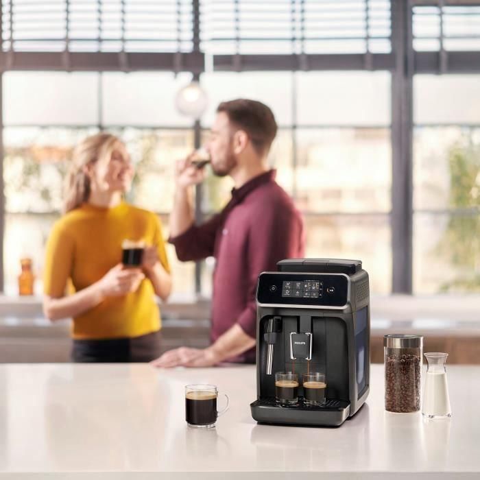 Molinillo para máquina de café espresso automática - PHILIPS - EP2225/10 - 1500 W - 275 g de granos - Negro mate 3 Molinillo para máquina de café espresso automática - PHILIPS - EP2225/10 - 1500 W - 275 g de granos - Negro mate 3