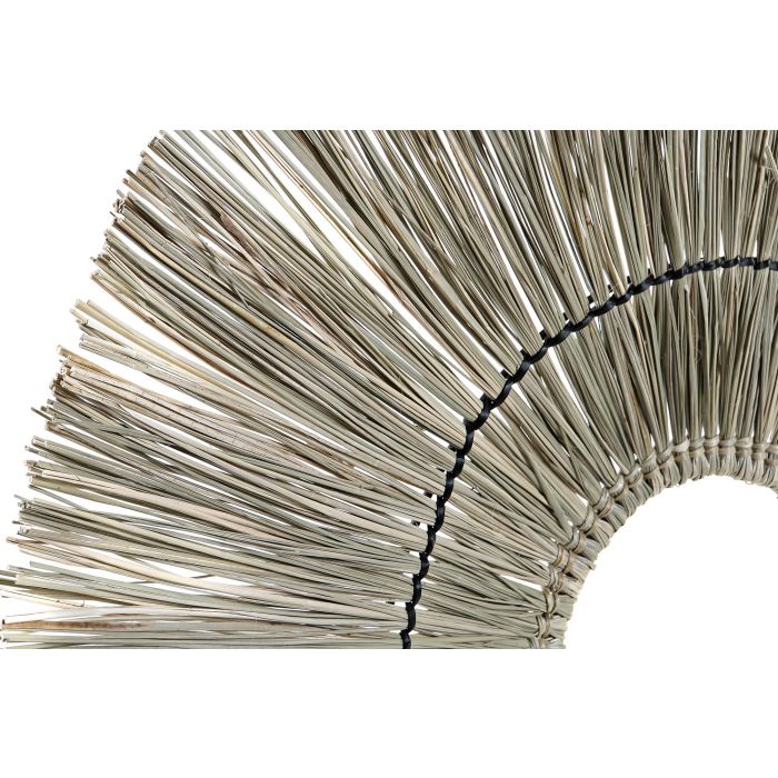 DKD Home Decor Pantalla Decorativa Tropical de Fibra y Metal Marrón y Negro para el Hogar, 70x6x45 cm 1 DKD Home Decor Pantalla Decorativa Tropical de Fibra y Metal Marrón y Negro para el Hogar, 70x6x45 cm 1