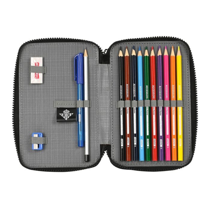 Plumier Doble Real Betis Balompié Negro Lima 12.5 x 19.5 x 4 cm (28 piezas) 3 Plumier Doble Real Betis Balompié Negro Lima 12.5 x 19.5 x 4 cm (28 piezas) 3