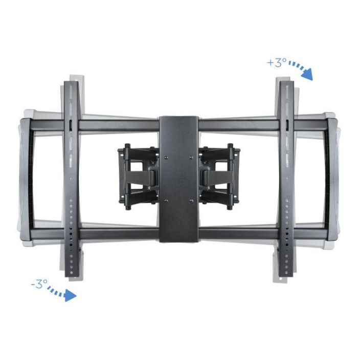 Tooq Soporte de Pared TV LP75100TN-B Giratorio, Inclinable, Nivelable para Pantallas de 60-100" hasta 80kg Negro 6