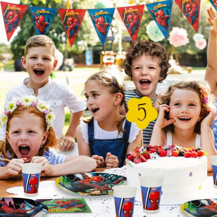 Set Artículos de Fiesta Spider-Man 66 Piezas 1 Set Artículos de Fiesta Spider-Man 66 Piezas 1