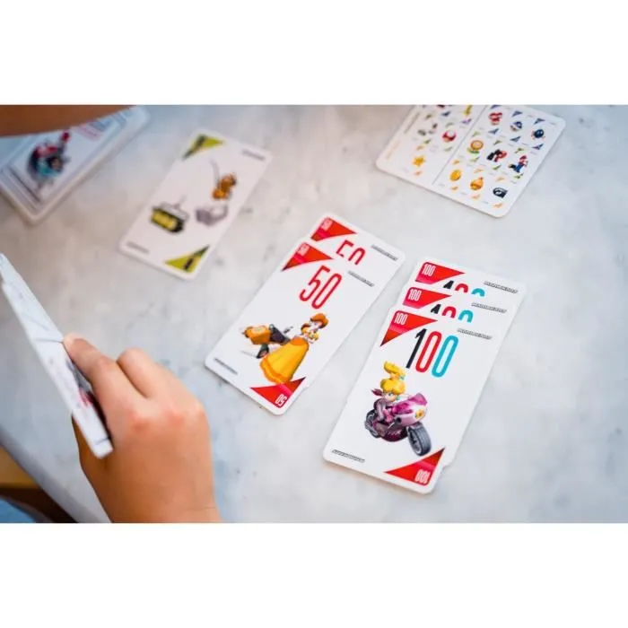 Dujardin Mille Bornes Mario Kart 2023 - Juego de Cartas - DUJ3262190413467 - Recorre los 1000 Bornes junto a Mario y sus amigos 4