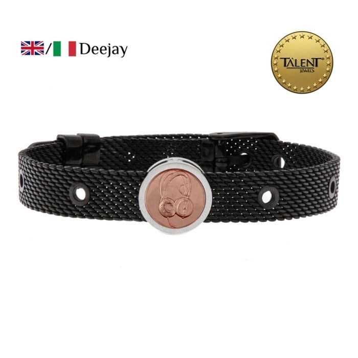 Pulsera Unisex Deejay Talent Jewels TJA-4-05-02-2-235 Negro 1 Pulsera Unisex Deejay Talent Jewels TJA-4-05-02-2-235 Negro 1