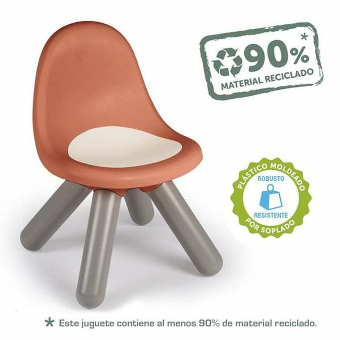 Smoby S.Life Silla de Juguete de Plástico Terracota para Niños, Edad Mínima 3 Años 10
