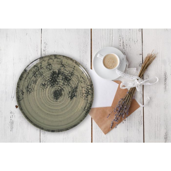 Plato Hondo Aspe Montecarlo Verde 23 cm - Inde (12 Unidades) 1 Plato Hondo Aspe Montecarlo Verde 23 cm - Inde (12 Unidades) 1