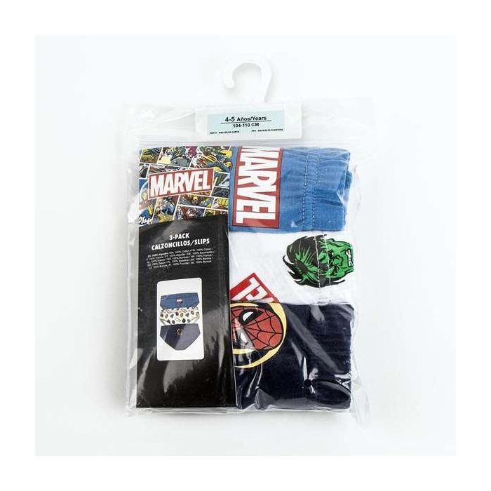 Pack calzoncillos single jersey 3 piezas marvel t06/08 Pack calzoncillos single jersey 3 piezas marvel t06/08