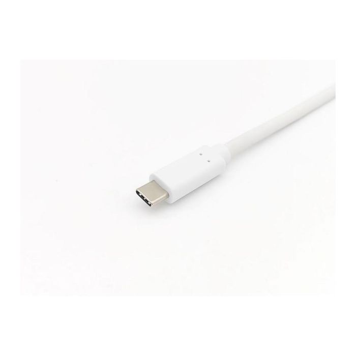 EQUIP 128361 Cable USB-C 3.2 Macho a Macho 1m 60W PD 5Gbps Blanco