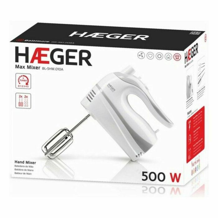 Batidora-Amasadora Haeger BL-5HW.011A 500 W 1