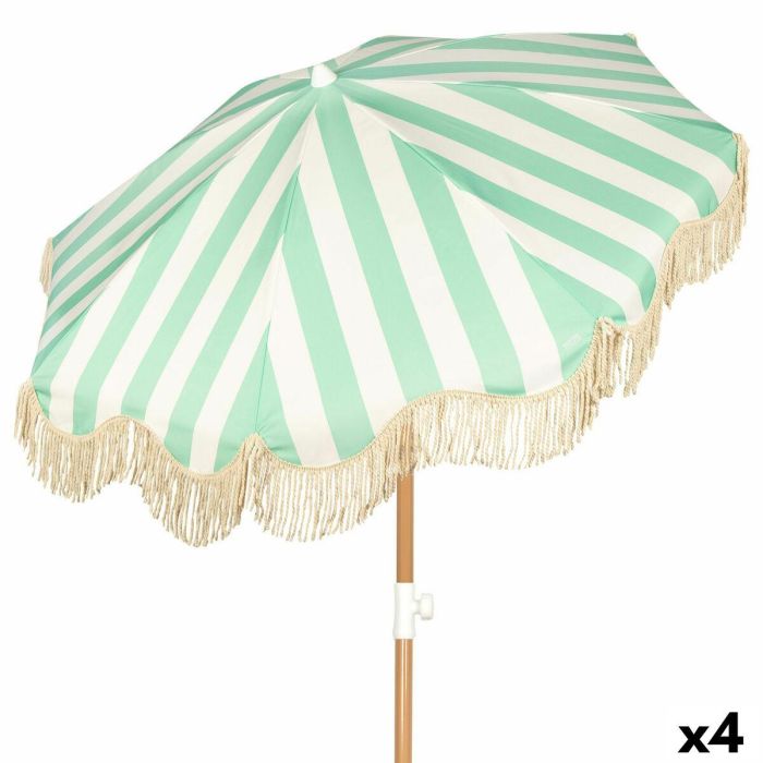 Sombrilla de playa Aktive 200 x 220 x 200 cm (4 Unidades) Sombrilla de playa Aktive 200 x 220 x 200 cm (4 Unidades)