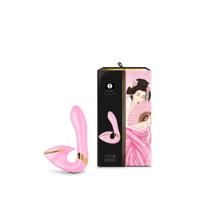 Vibrador Doble Estimulación Shunga Soyo Rosa claro 3