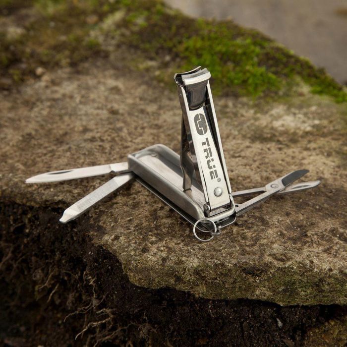 True Nailclip Kit Llavero y Corta Uñas Acero Inoxidable 56 mm 2