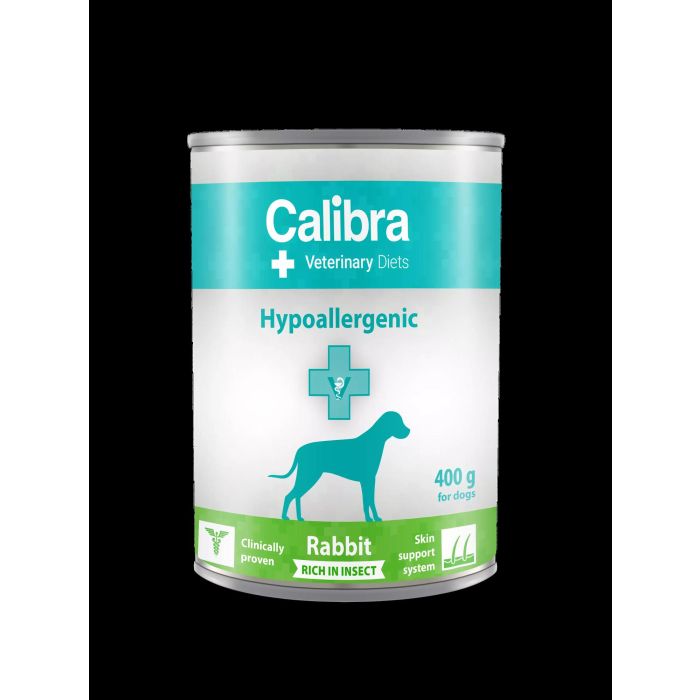 Calibra Vet Diet Dog Hypoallergenic Conejo Insectos 6x400 gr Calibra Vet Diet Dog Hypoallergenic Conejo Insectos 6x400 gr