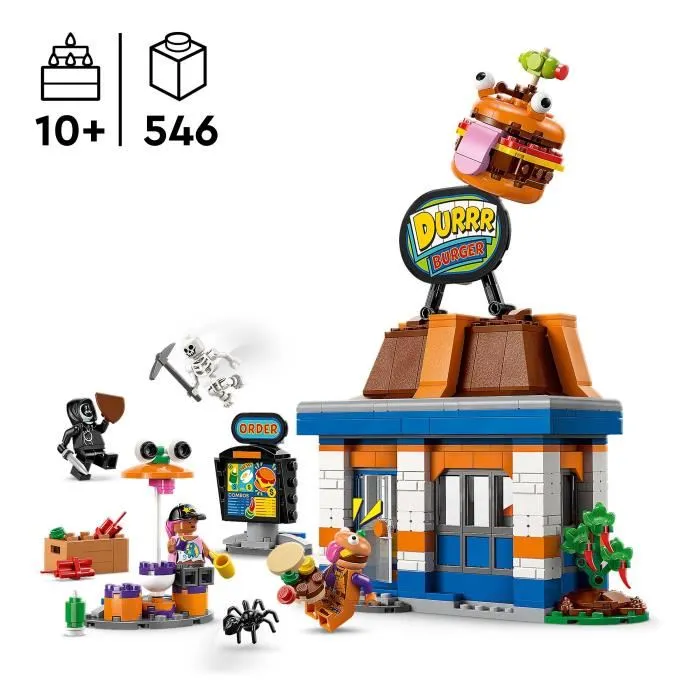 Lego Fortnite 77076 Restaurante Durrr Burger Set de Construcción para Niños de 10 Años 1