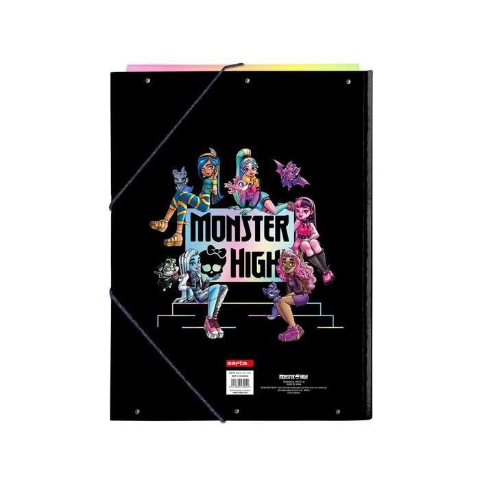 Safta Carpeta Con Gomas Folio 3 Solapas Monster High "Creep" 1 Safta Carpeta Con Gomas Folio 3 Solapas Monster High "Creep" 1