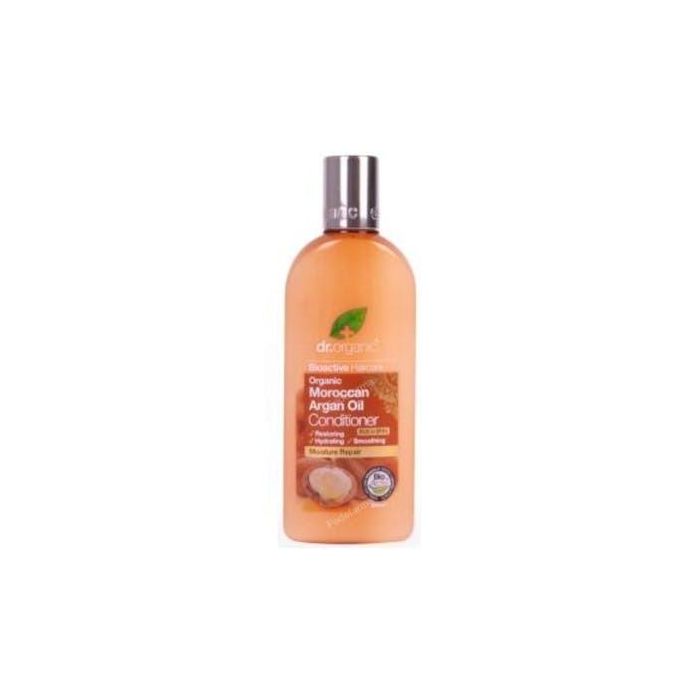 DR. ORGANIC Acondicionador Aceite Argán Marroquí 265ml - Hidrata y Revitaliza Cabello Fino y Seco