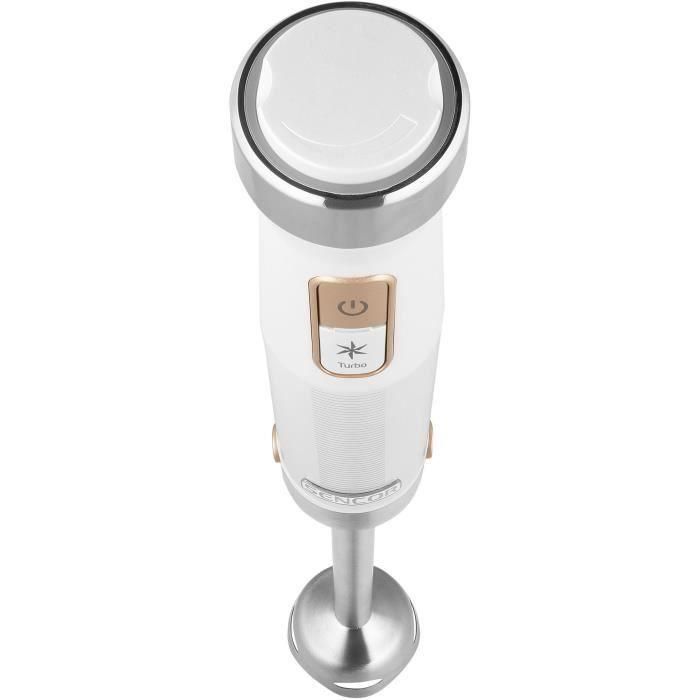 Batidora de mano 10 en 1 - SENCOR - SHB 6551WH - 1500 W - Tecnología TITANIUM QuadBlade - Blanco 4