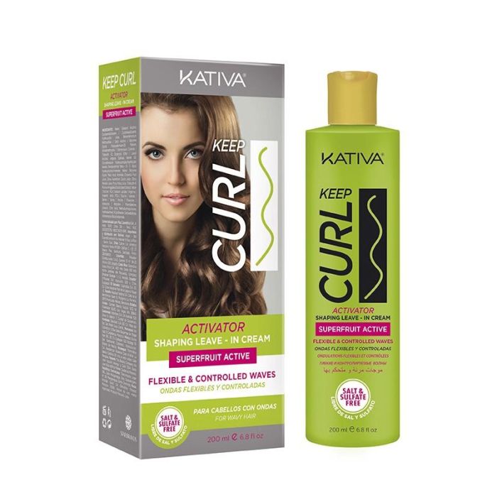 Kativa Keep Curl Activator Leave In Cream 200 mL Kativa