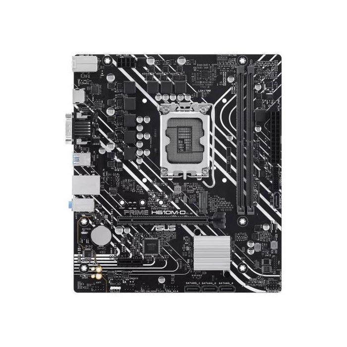 Placa Asus Prime H610M-D,Intel,1700,H610,2Ddr5,96Gb,Vga+Hdmi,4Sata3,1M.2,2Usb2.0,2Usb3.2,Usb-C,1Gblan,Matx Placa Asus Prime H610M-D,Intel,1700,H610,2Ddr5,96Gb,Vga+Hdmi,4Sata3,1M.2,2Usb2.0,2Usb3.2,Usb-C,1Gblan,Matx