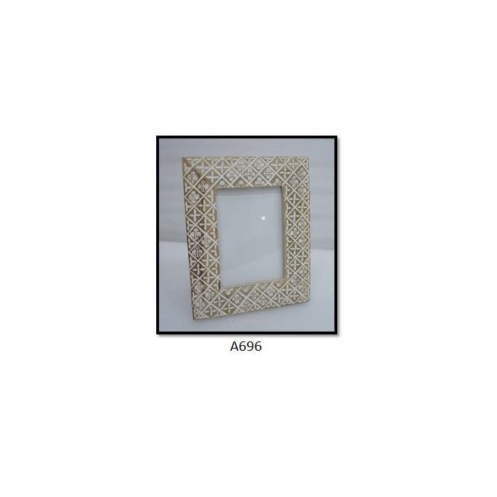 Organizador Indio DKD Home Decor Natural Blanco 13 x 21 x 32 cm 1