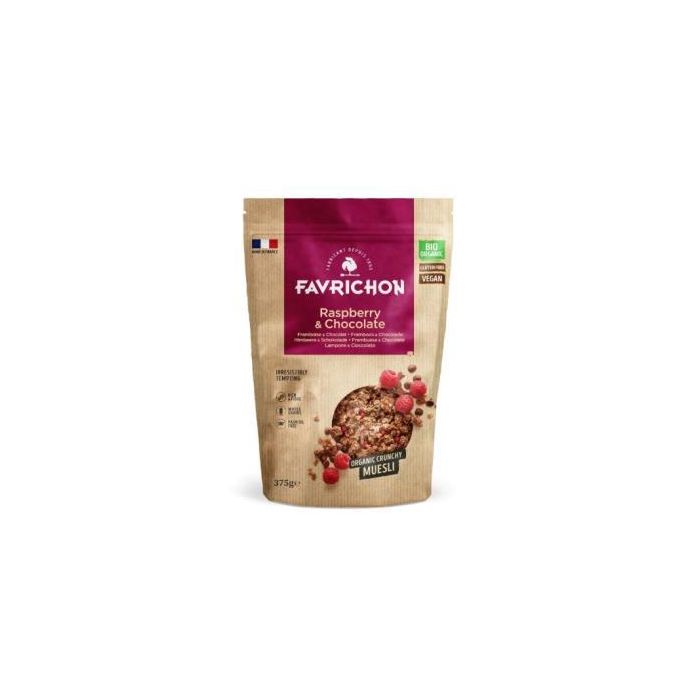 FAVRICHON Crunchy Muesli Frambuesa Chocolate 375 Gr. Bio Sin Gluten Vegano