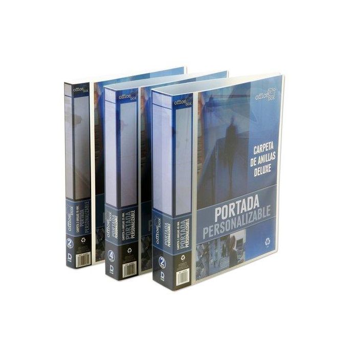 Carpeta Canguro Office Box Pp Trans. A4 2 An.40Mm (Set de 10)