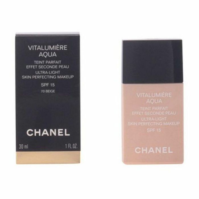Base de Maquillaje Fluida Vitalumière Aqua Chanel 10 Base de Maquillaje Fluida Vitalumière Aqua Chanel 10