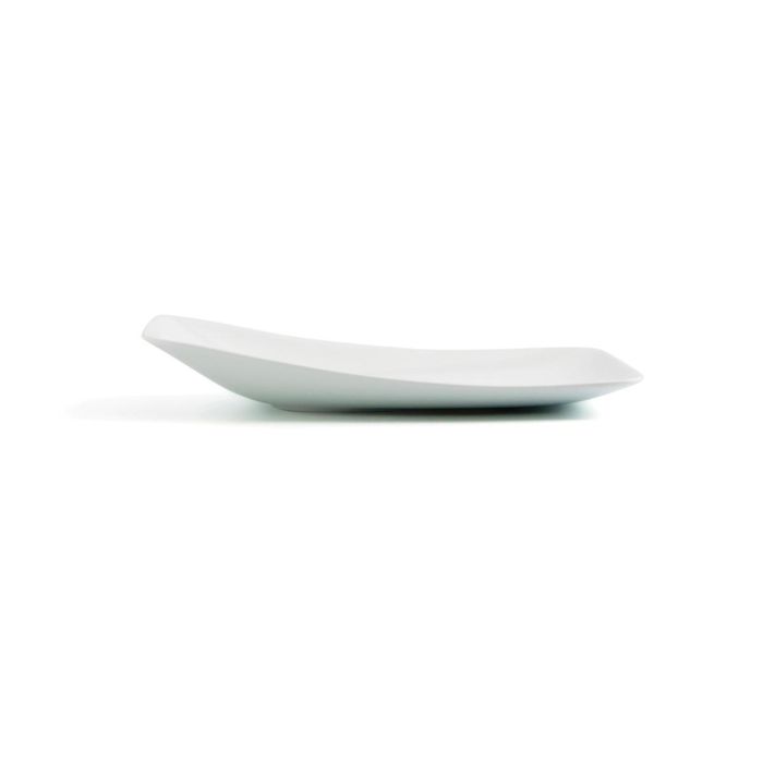 Ariane Plato Llano Porcelana Vital Rectangular 29x15,5 cm Blanco | Apto Lavavajillas, Microondas y Horno | Apilable (6 Unidades) 1