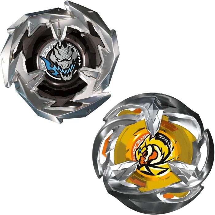 Takara Tomy HASG1543ES0 Beyblade X Dual Pack Gale Wyvern 3-60T y Sword Dran 3-80B, 2 peonzas de competición con giro a la derecha 2 Takara Tomy HASG1543ES0 Beyblade X Dual Pack Gale Wyvern 3-60T y Sword Dran 3-80B, 2 peonzas de competición con giro a la derecha 2