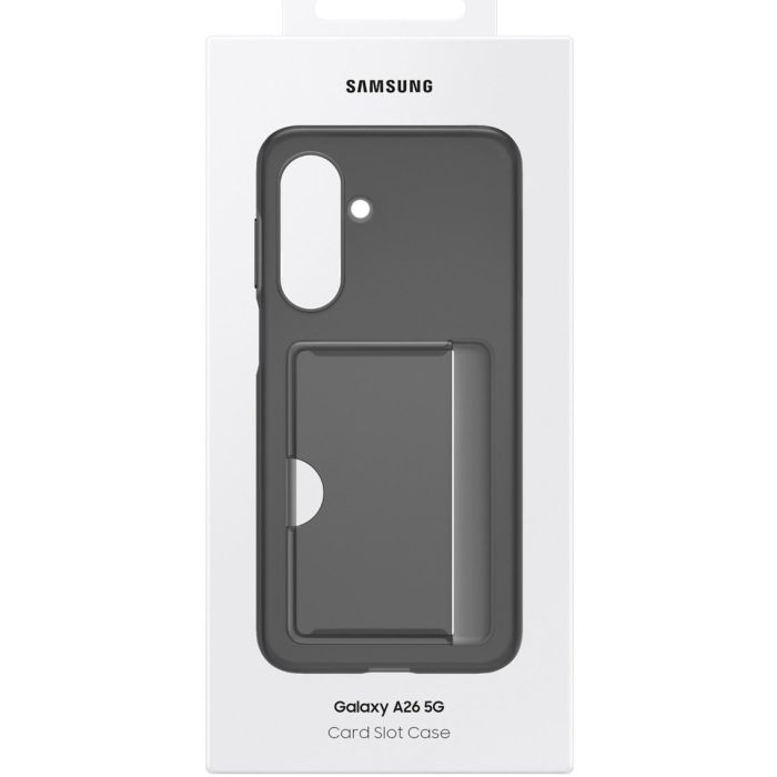 SAMSUNG Funda con bolsillo para tarjetas para Galaxy A26 5G Negro 6