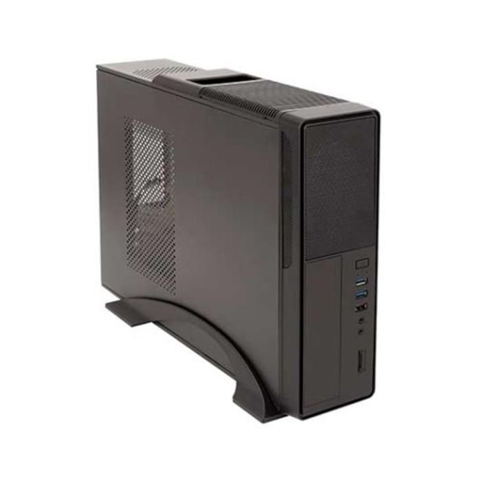 Unykach Caja PC Slim Micro-ATX Negra, Fuente Alimentación 450W, USB 3.2, Compatible con Discos 2.5 y 3.5 pulgadas Unykach Caja PC Slim Micro-ATX Negra, Fuente Alimentación 450W, USB 3.2, Compatible con Discos 2.5 y 3.5 pulgadas