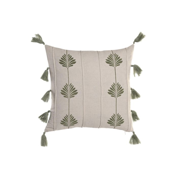Cojin Boho DKD Home Decor Natural Verde 45 x 45 cm (2 Unidades) 0 Cojin Boho DKD Home Decor Natural Verde 45 x 45 cm (2 Unidades) 0