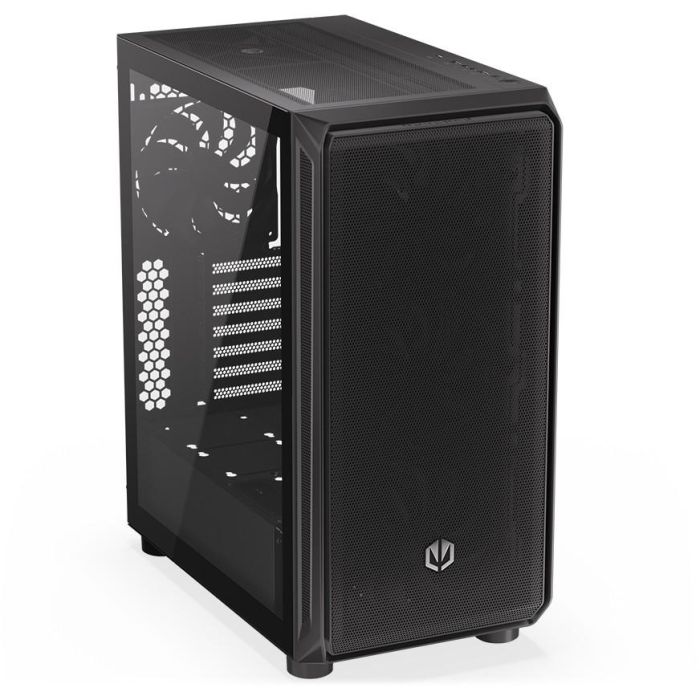 ENDORFY EY2A010 ARX 500 Air TG Black - Caja PC Midi Tower Gaming con Panel y Ventana Lateral de Vidrio Templado 30