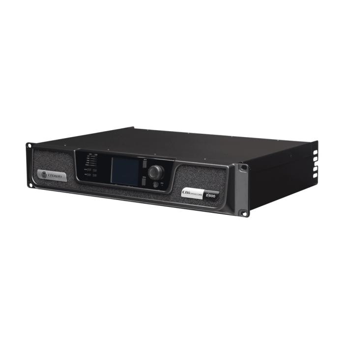 Entrada Analógica, 2 Canales, 600W Por Canal De Salida 2
