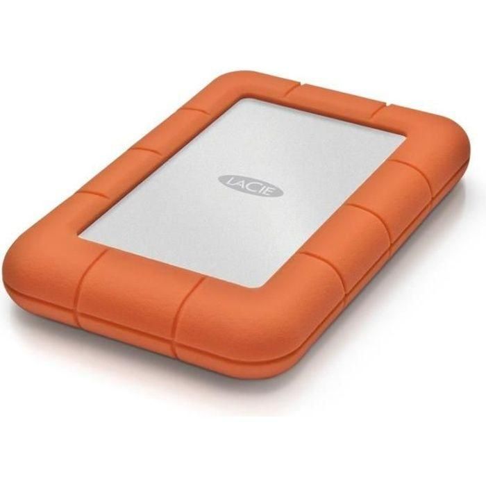 Disco Duro Externo LaCie STFR1000800 1 TB HDD Naranja