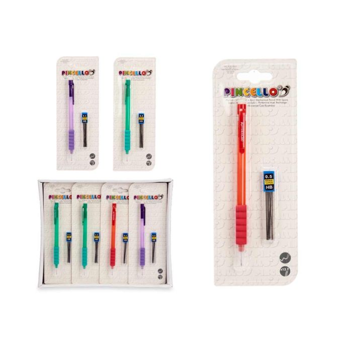Portaminas Silicona 12 Minas Recambio Pincello 7X21CM (48 Unidades) 2 Portaminas Silicona 12 Minas Recambio Pincello 7X21CM (48 Unidades) 2