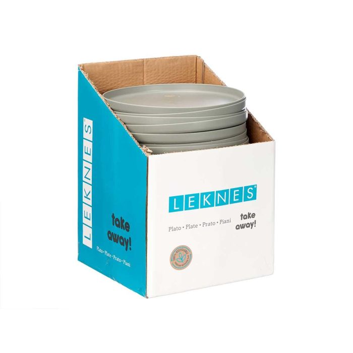 Plato Llano 25Cm Diam Gris Leknes (24 Unidades) 1 Plato Llano 25Cm Diam Gris Leknes (24 Unidades) 1