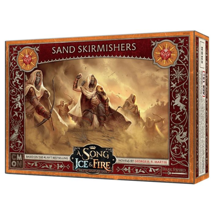 CMON Juego de Mesa Canción de Hielo y Fuego: Los Escaramuzadores de Arena de la Casa Martell, Expansión de Miniaturas 0 CMON Juego de Mesa Canción de Hielo y Fuego: Los Escaramuzadores de Arena de la Casa Martell, Expansión de Miniaturas 0